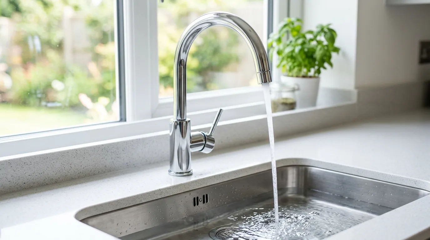 Local Plumbing Master Pros same day plumber fixing a faucet in Cos Cob, CT